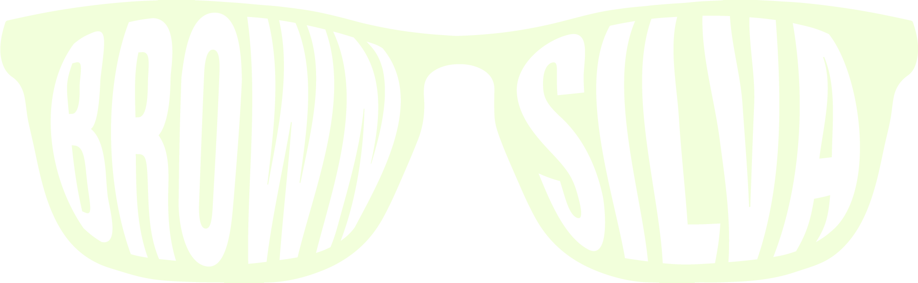 Logo featuring Brown-Silva in the lenses of glasses